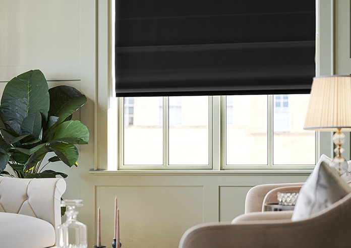 Tussah, Anthracite - Roman Blind - Image 5